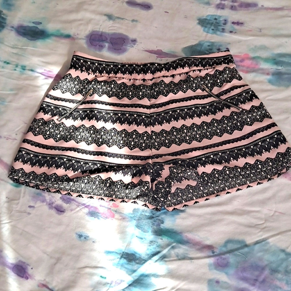 Denim-lici shorts